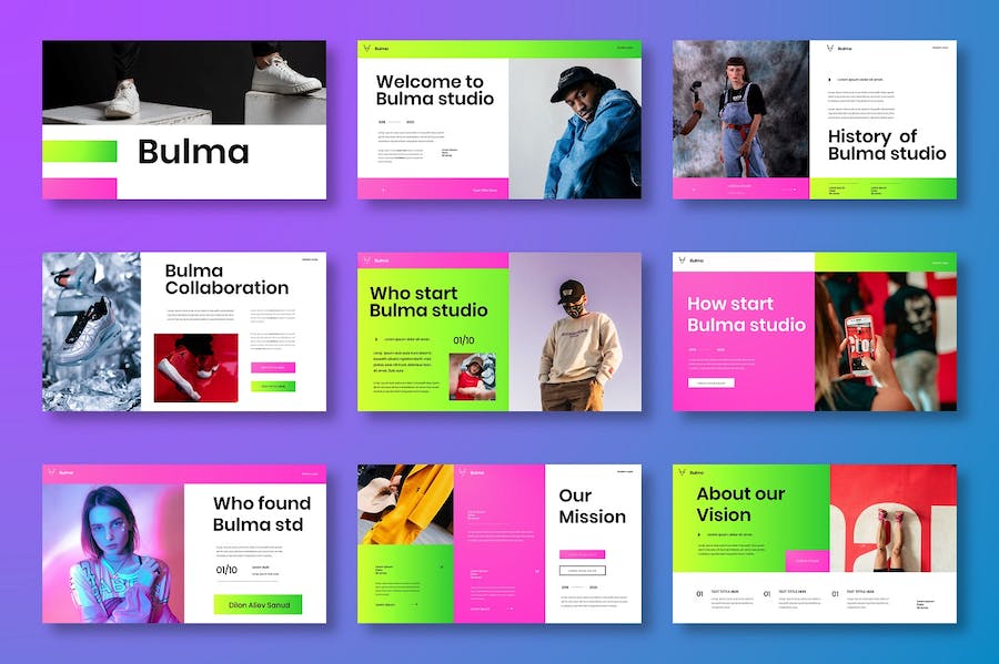 粉色时尚商务品牌营销PPT模板 - PPT派