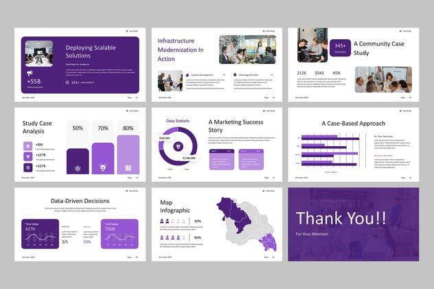 商业案例分析研究方案PPT模板 - PPT派