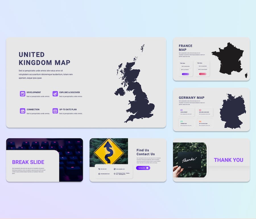 欧美销售数据分析报告高级PPT模板 - PPT派