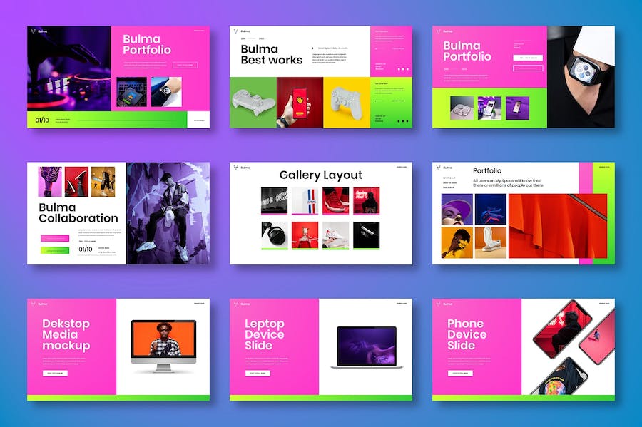 粉色时尚商务品牌营销PPT模板 - PPT派