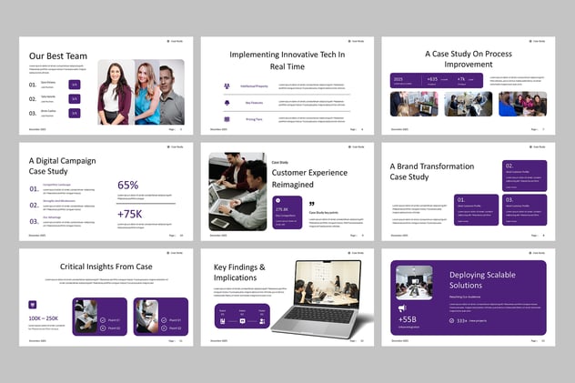 商业案例分析研究方案PPT模板 - PPT派