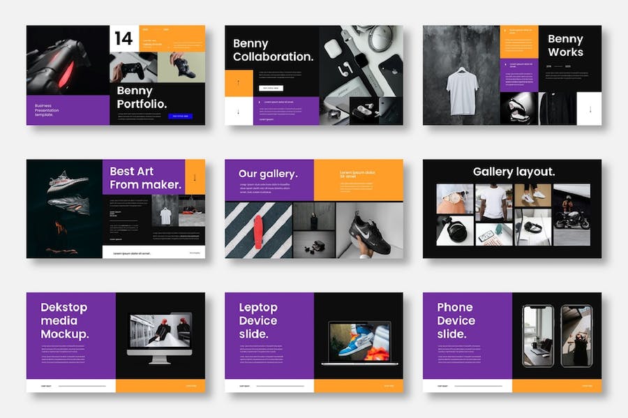 商务企业品牌营销推广Keynote模板 - PPT派