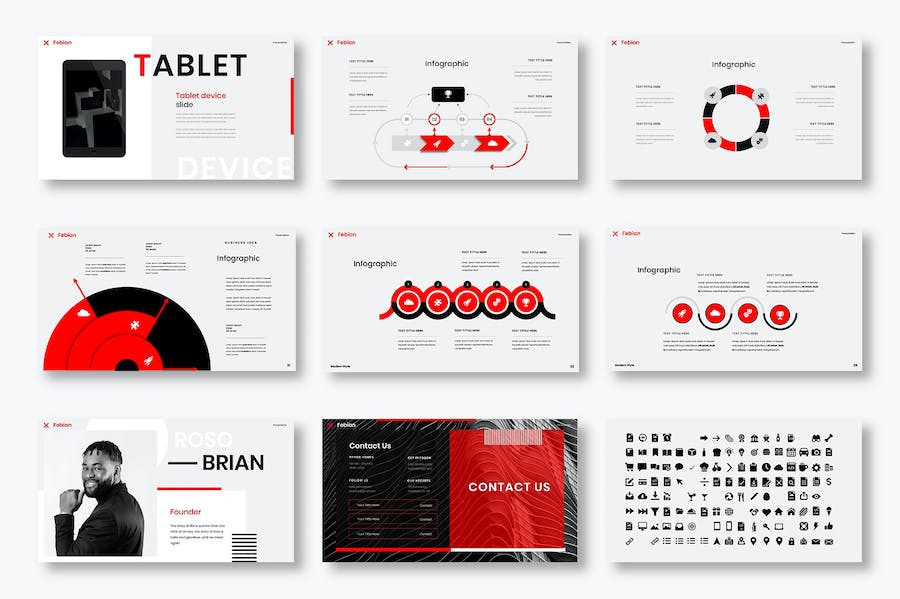 商业企业宣传推广营销展示Keynote模板 - PPT派