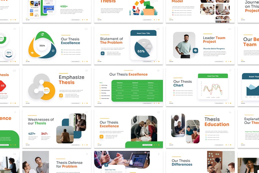 学习研究论文答辩展示PPT模板 - PPT派