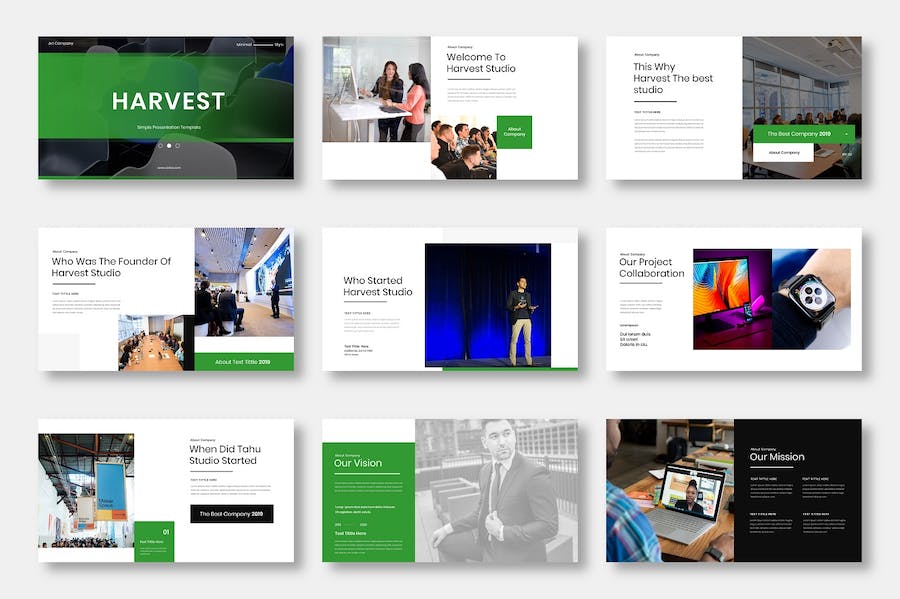 农业产业发展规划Keynote模板 - PPT派