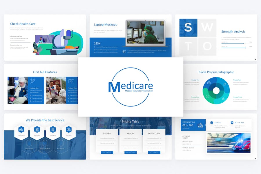 Medicare-Medicare-PowerPoint-模板 - PPT派