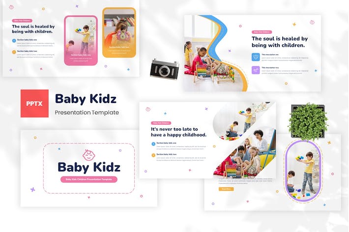 儿童教育课程培训设计PPT模板 - PPT派