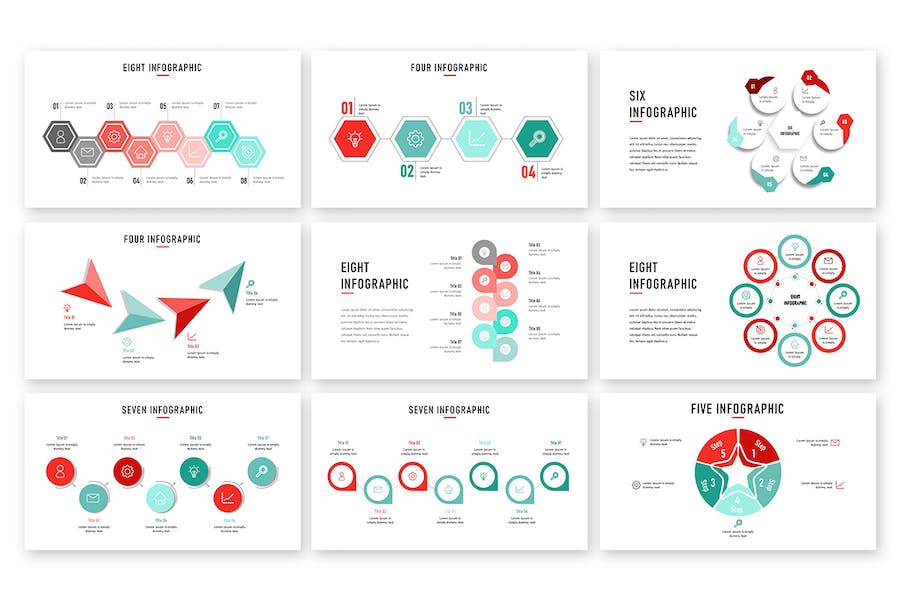 公司企业信息展示数据统计PPT模板 - PPT派