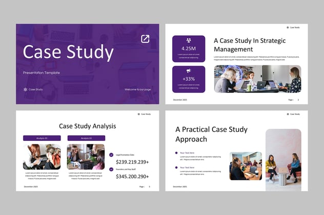 商业案例分析研究方案PPT模板 - PPT派