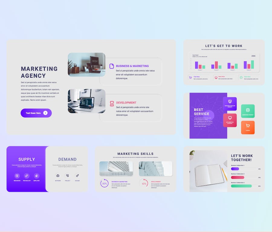 欧美销售数据分析报告高级PPT模板 - PPT派