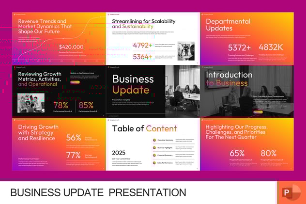 商务业务工作总结汇报PPT模板 - PPT派