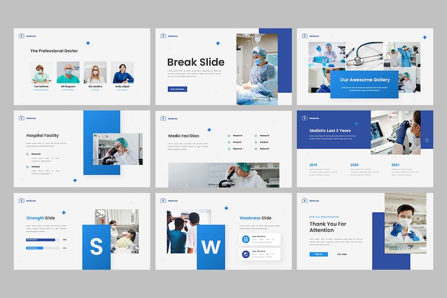 医疗医药诊疗推介PPT模板 - PPT派