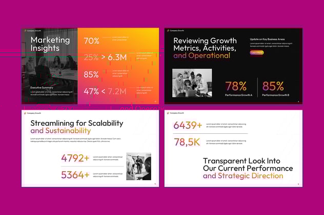 商务业务工作总结汇报PPT模板 - PPT派