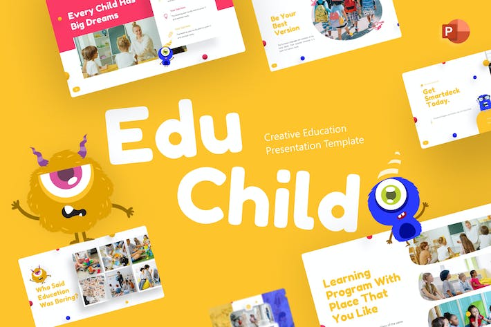 Educhild-creative-education-powerpoint-template - PPT派