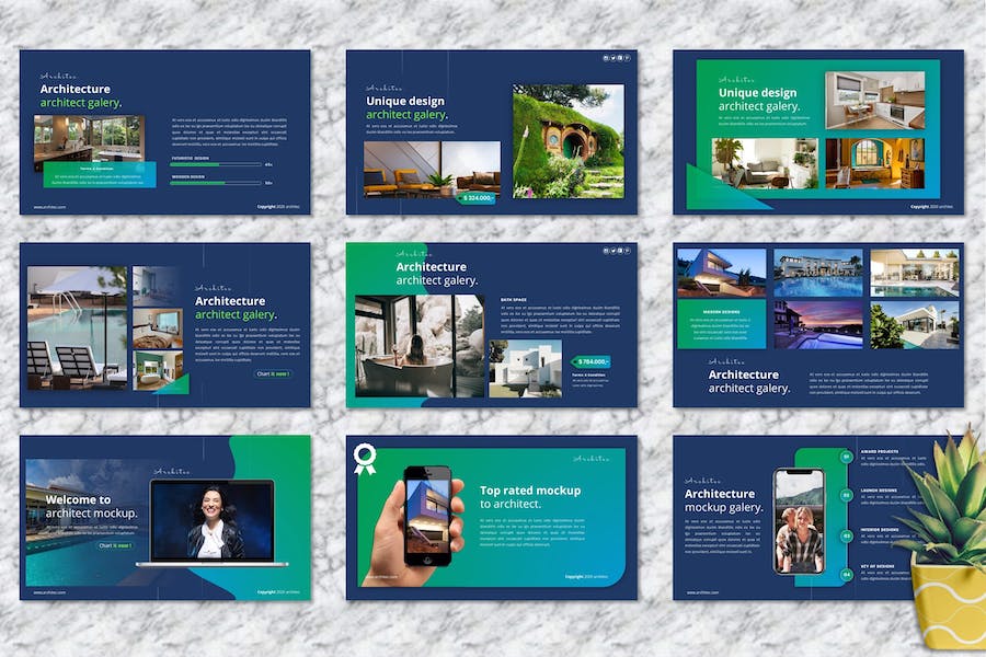 建筑架构设计方案讲述Keynote模板 - PPT派