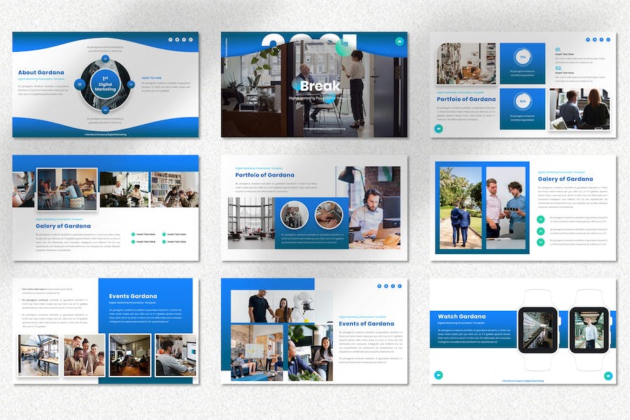 数字营销策略执行方案Keynote模板 - PPT派