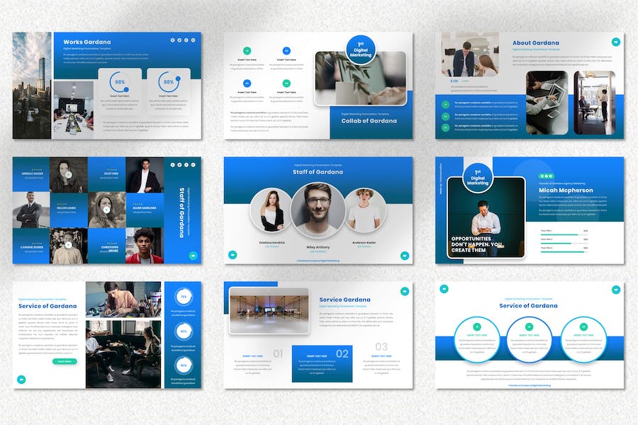 数字营销策略执行方案Keynote模板 - PPT派