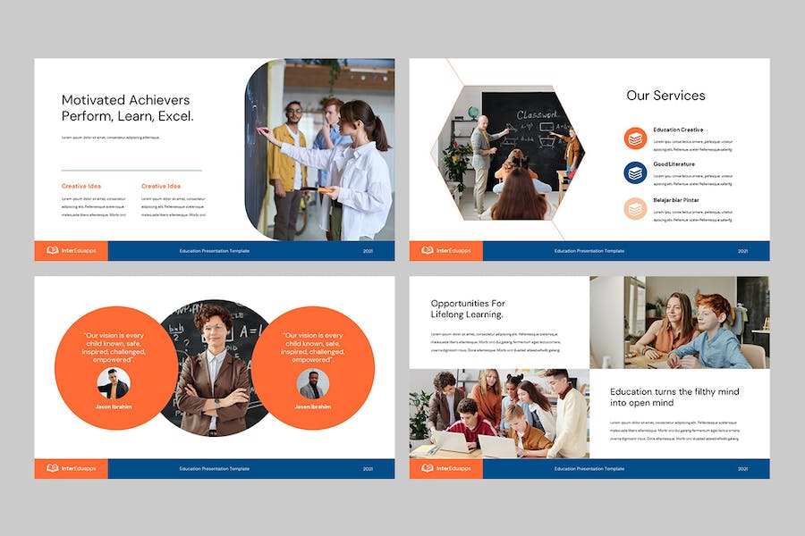 在线教育培训课程主题Keynote模板 - PPT派