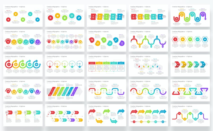 项目时间线进度规划展示Keynote模板 - PPT派