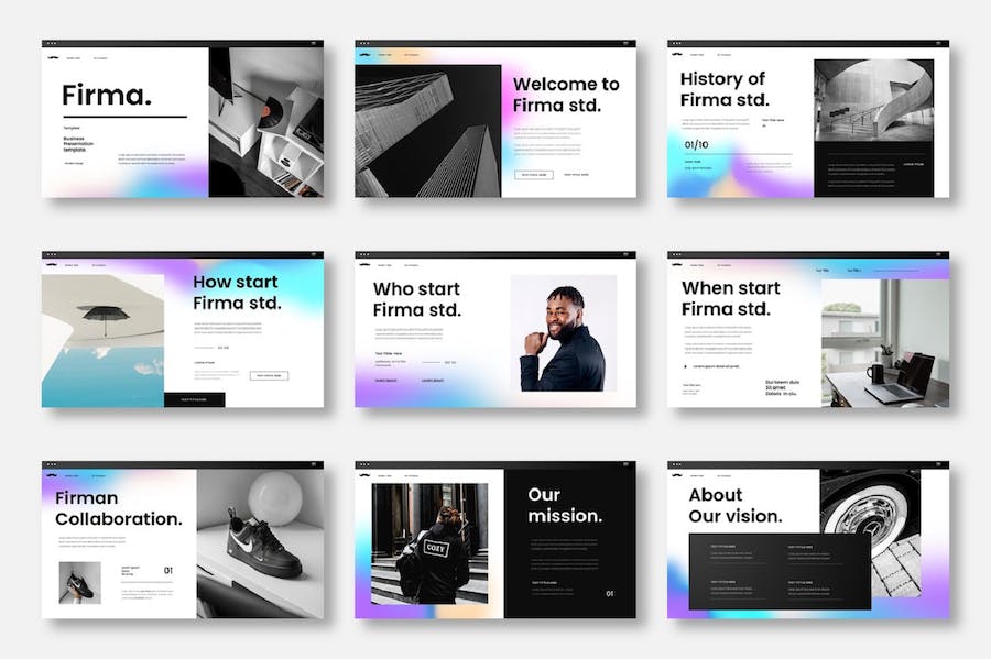 商务专业风项目提案展示PPT模板 - PPT派