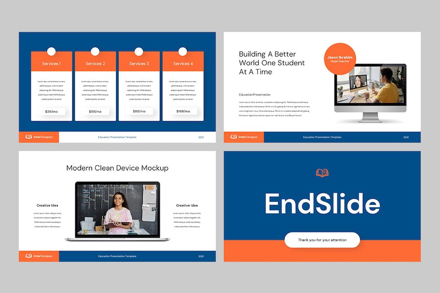 在线教育培训课程主题Keynote模板 - PPT派