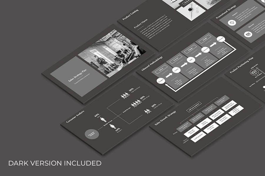 销售战略方案规划Keynote模板 - PPT派