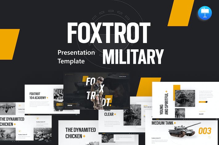 Foxtrot-military-keynote-presentation-template- PPT派