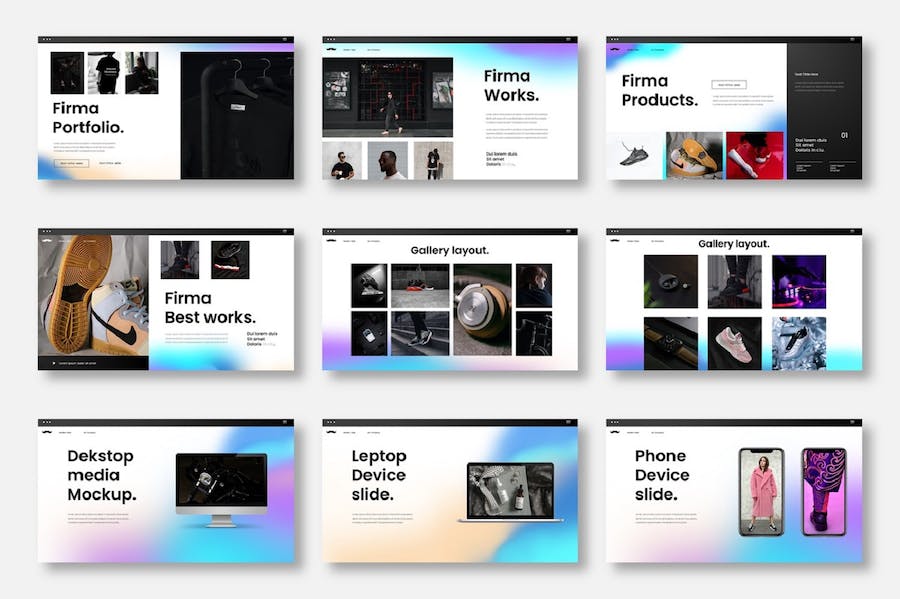 商务专业风项目提案展示PPT模板 - PPT派