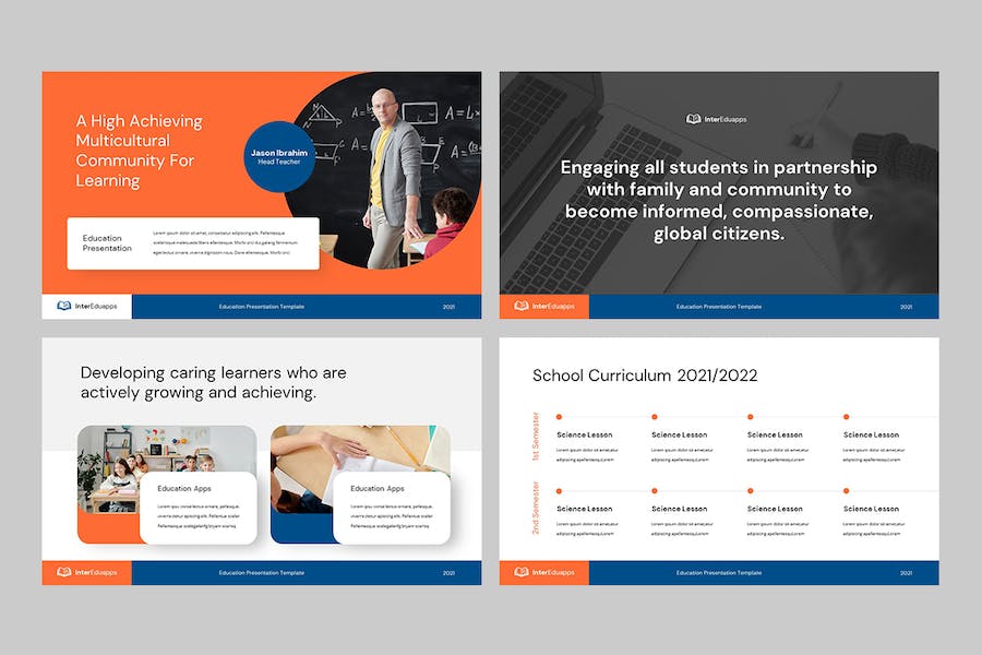 在线教育培训课程主题Keynote模板 - PPT派