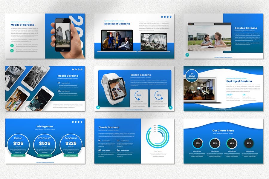 数字营销策略执行方案Keynote模板 - PPT派