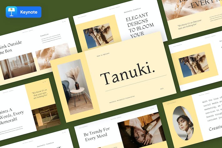 清新自然美学主题Keynote演示文稿 - PPT派