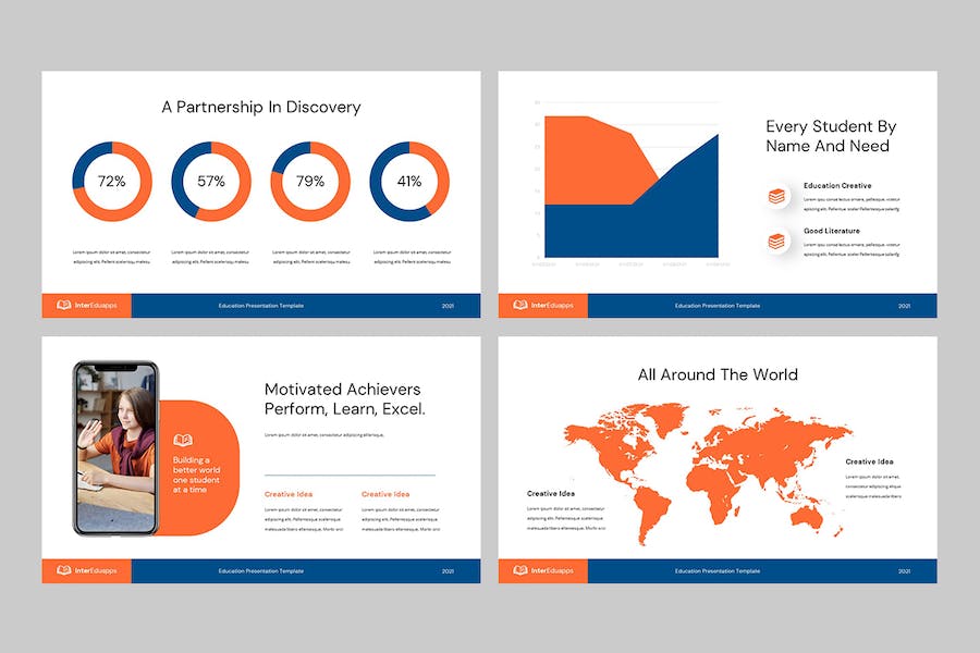 在线教育培训课程主题Keynote模板 - PPT派