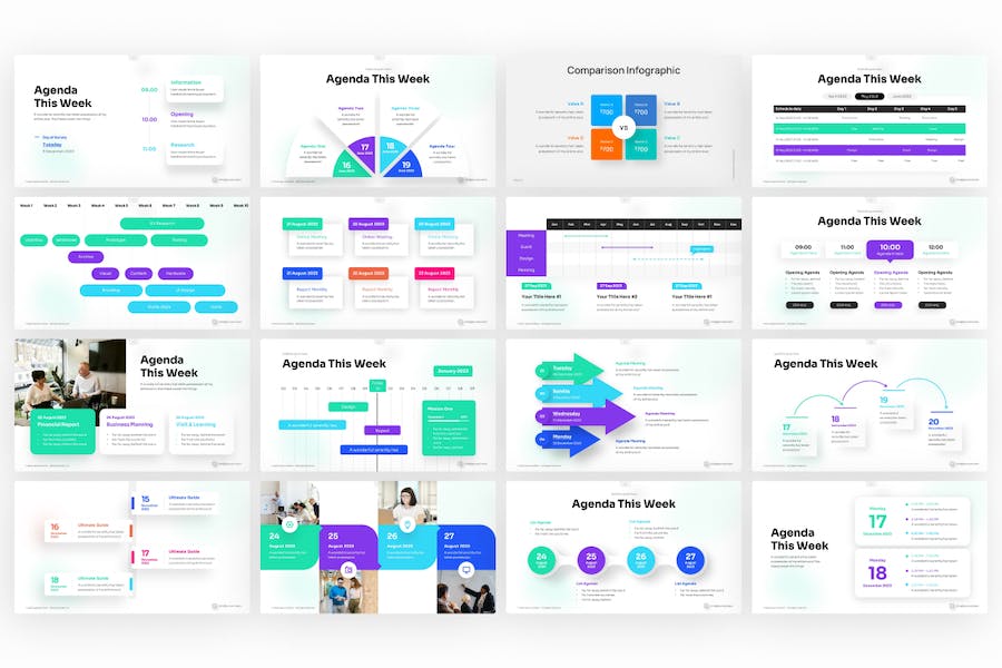 Agenda-pitchdeck-infographic-powerpoint-template - PPT派