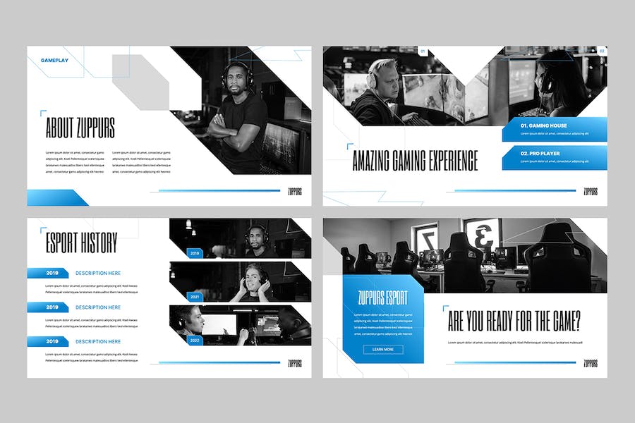 现代游戏设计讲述方案Keynote模板 - PPT派