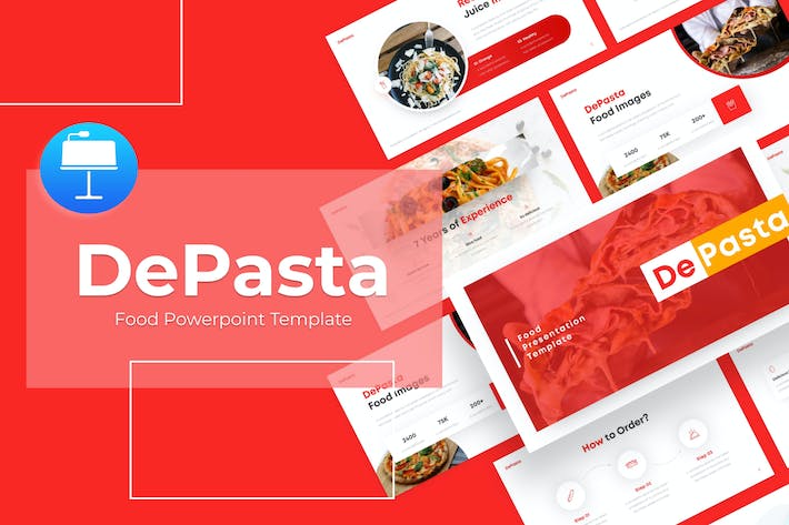 DEPASTA-食品-现代-主题演讲-模板- PPT派