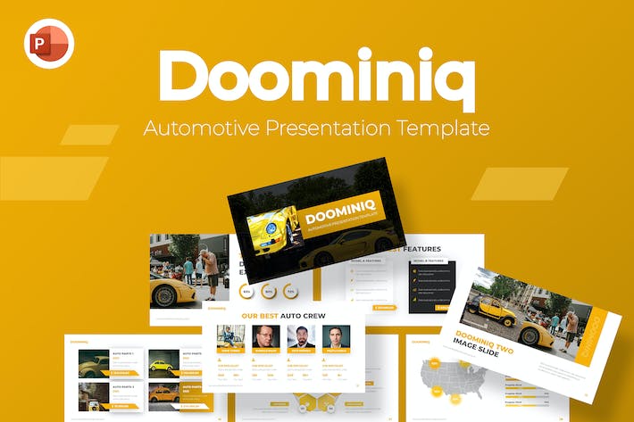 Doominiq-汽车-Powerpoint-模板- PPT派