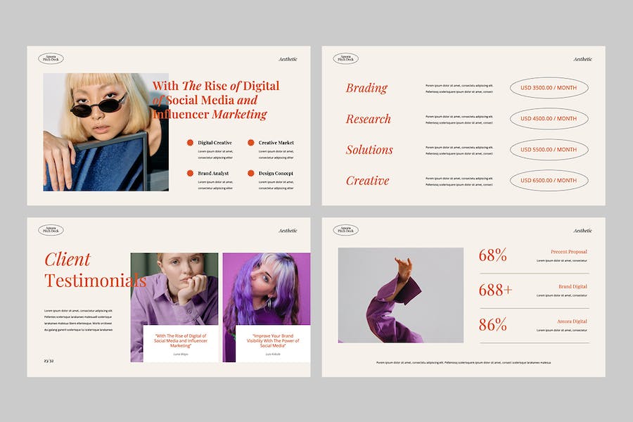 极简美学设计展示Keynote模板 - PPT派