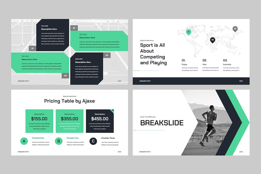 体育运动健身培训方案展示Keynote模板 - PPT派