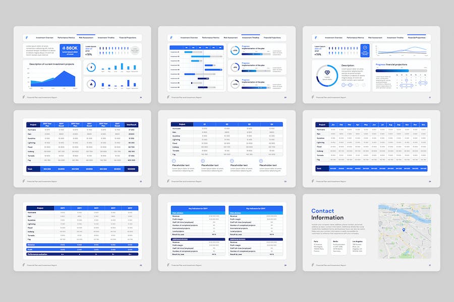 财务金融投资理财报告Keynote模板 - PPT派