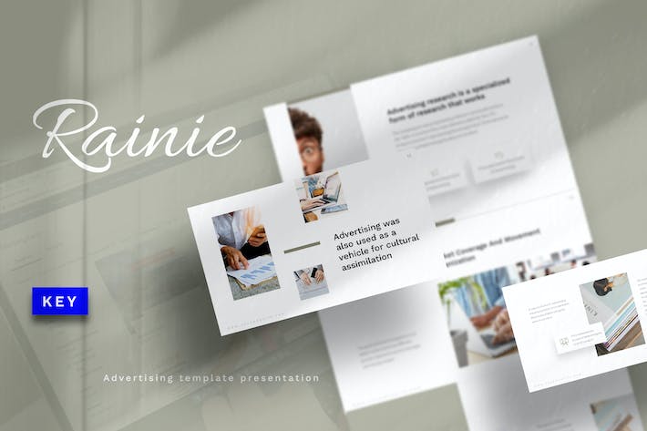 清新简约风商务汇报Keynote模板 - PPT派