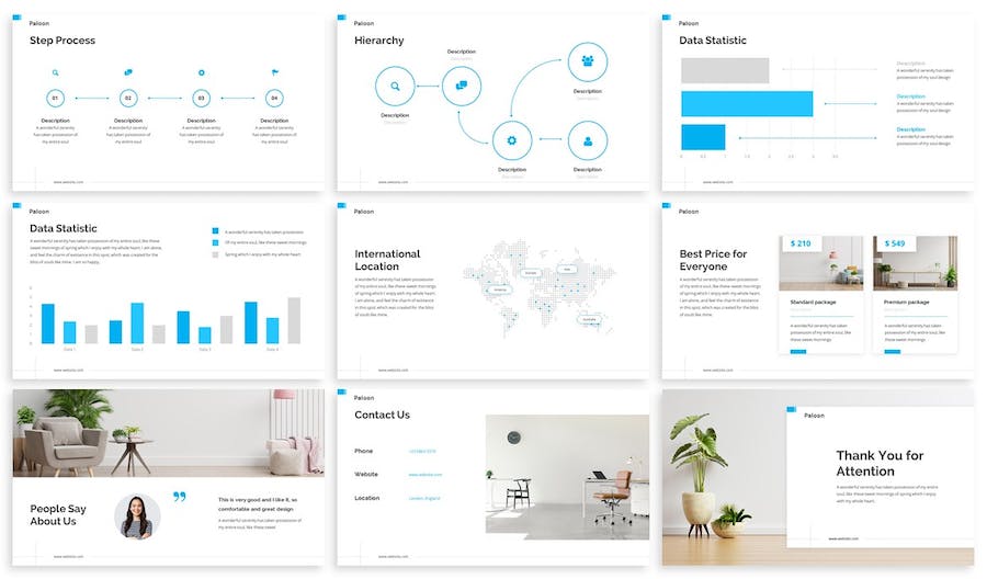 设计师汇报方案室内设计课程keynote模板 - PPT派