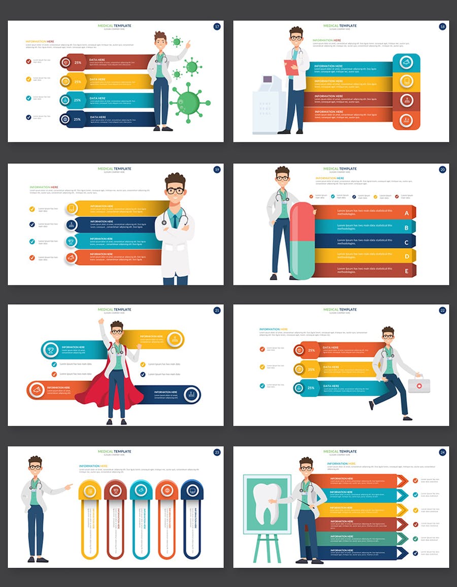医疗动态数据诊疗服务推介健康管理专业展示PPT模板 - PPT派