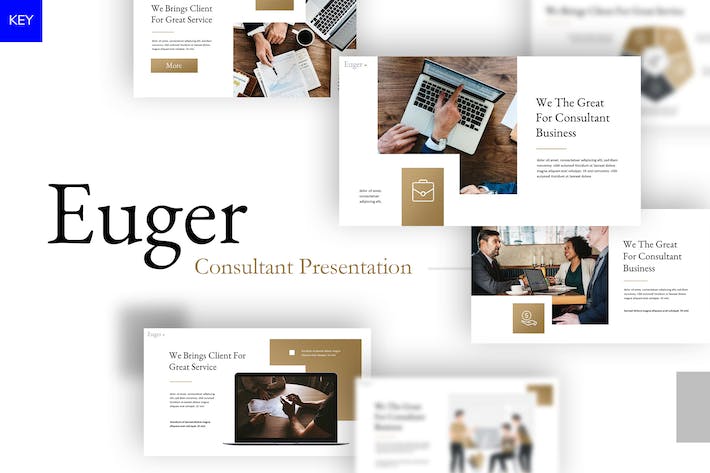 优格创意作品集设计展示Keynote模板 - PPT派