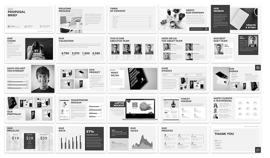 商业建议提案方案演讲展示Keynote模板 - PPT派