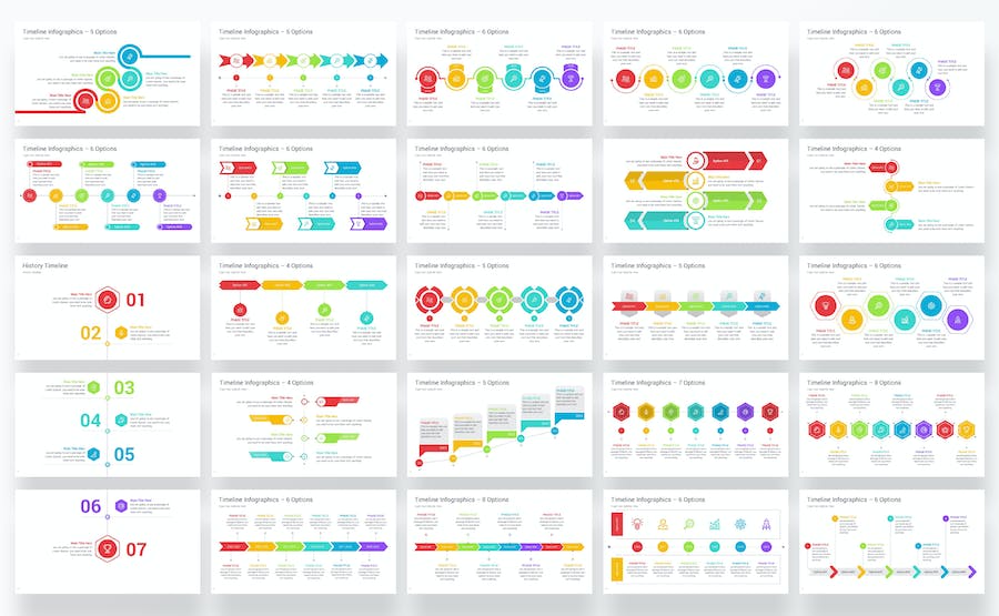 项目时间线进度规划展示Keynote模板 - PPT派