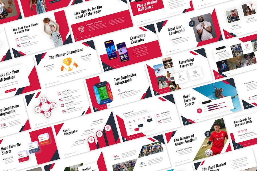 体育竞技颁奖典礼推介PPT模板 - PPT派