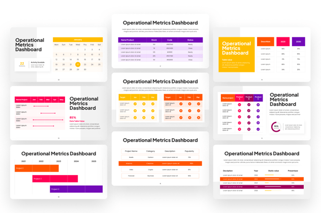 表格信息图表数据可视化展示PPT模板 - PPT派
