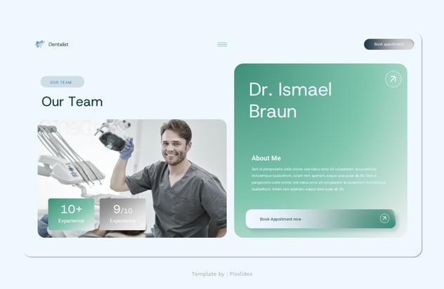 牙科和牙医诊所服务PPT模板 - PPT派