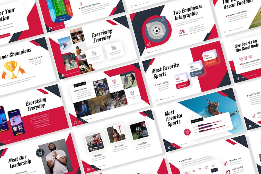 体育竞技颁奖典礼推介PPT模板 - PPT派