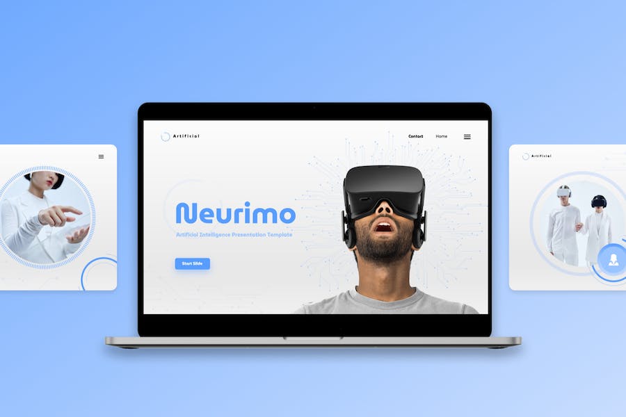 人工智能神经网络技术讲述Keynote模板 - PPT派